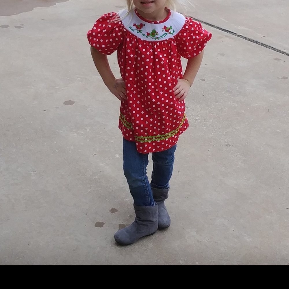 Smocked tunic or dress